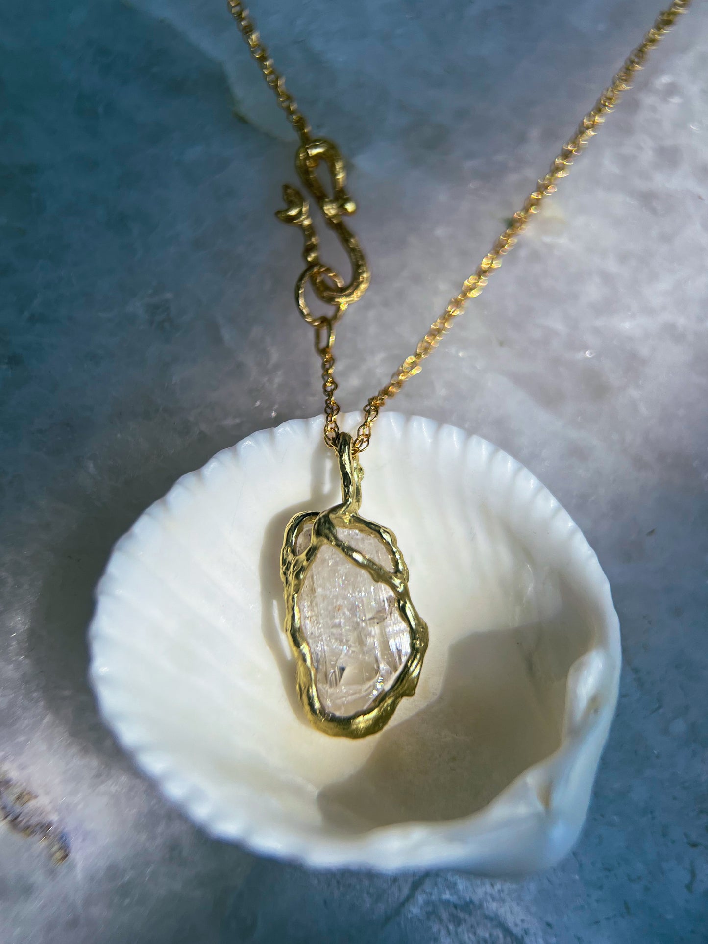 Mini Healing Crystal Pendant ⋄ Danburite
