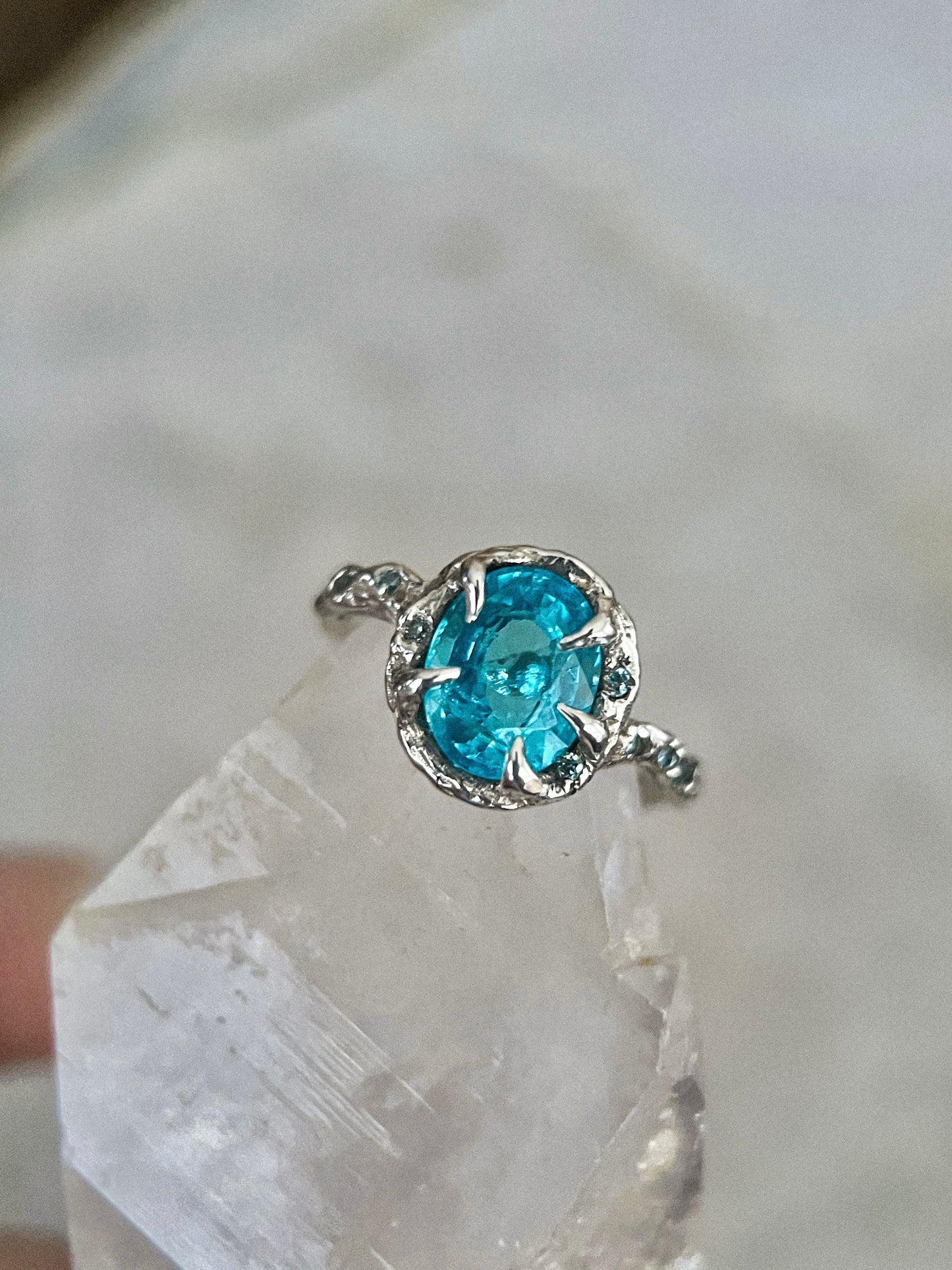 Lagoon Ring ⋄ Apatite ⋄ size 5