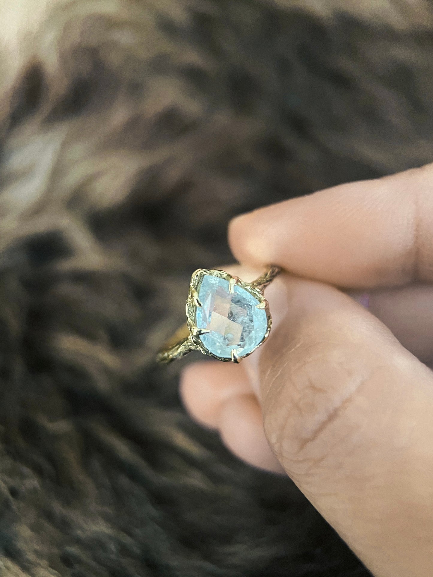 Pluie Ring ⋄ Aquamarine ⋄ size 8