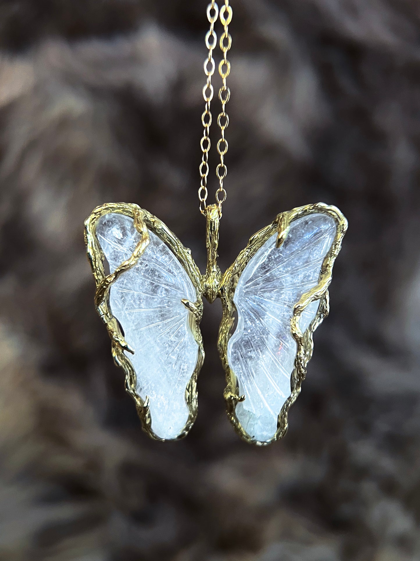 Ever After Butterfly Necklace ⋄ Danburite