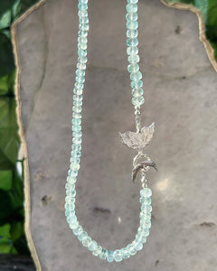 Mermaid Tail Clasp Necklace ⋄ Aquamarine