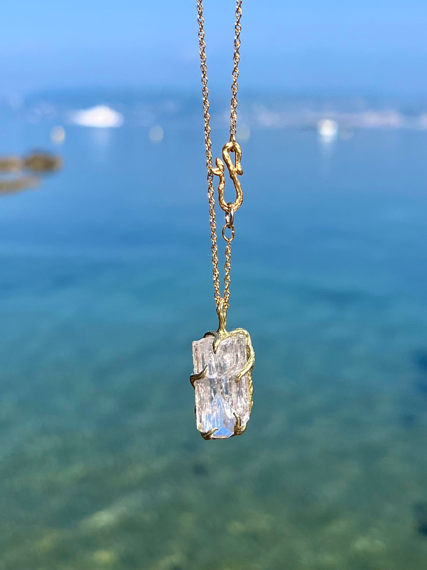 Healing Crystal Pendant ⋄ Danburite