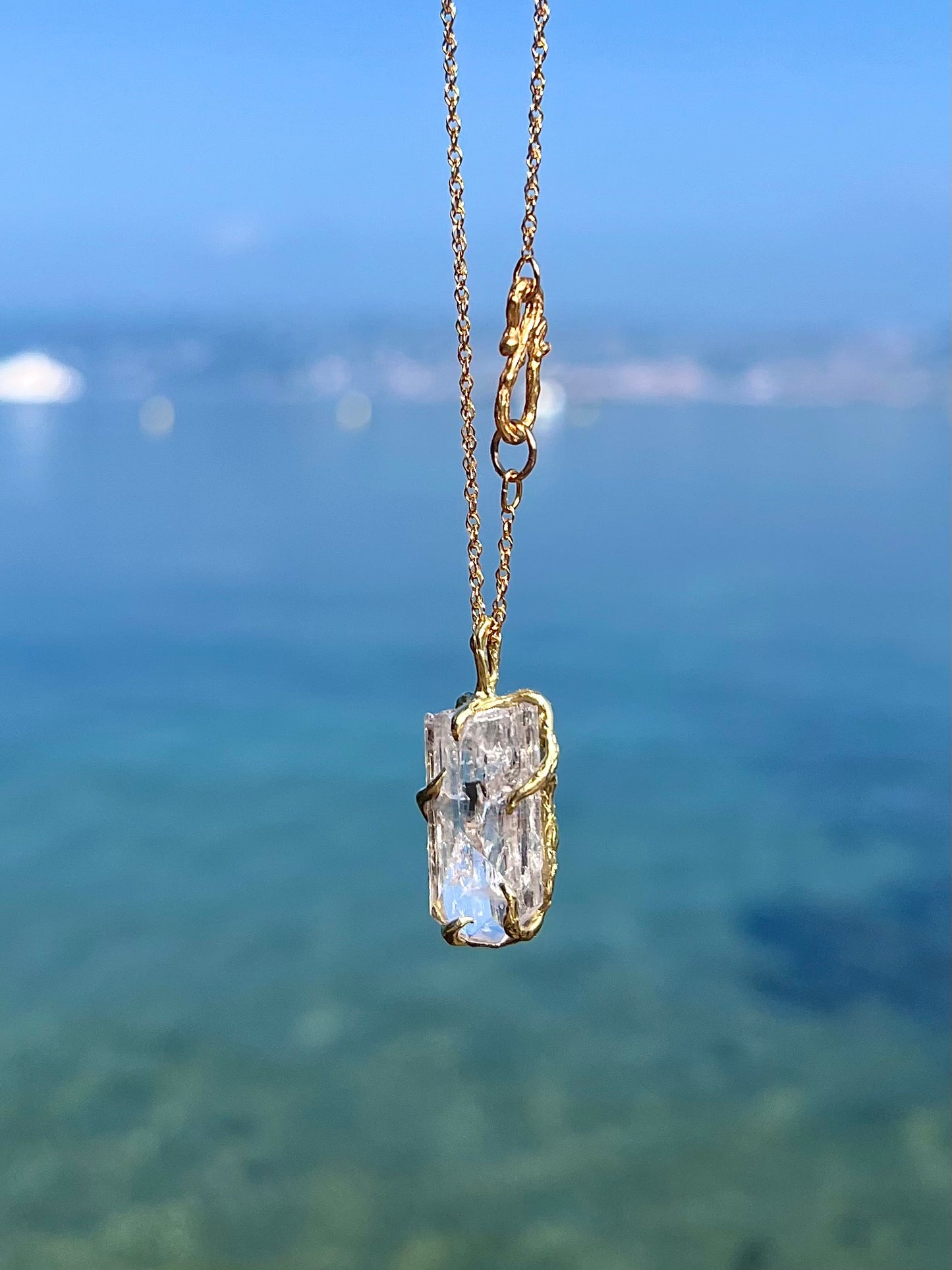 Healing Crystal Pendant ⋄ Danburite