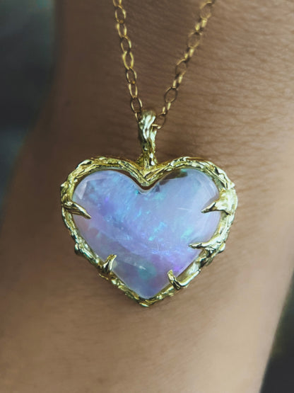 Heart Portal Necklace ⋄ Australian Opal
