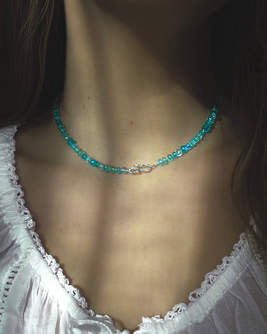 Water Nymph Necklace ⋄ Shaded Seafoam Apatite