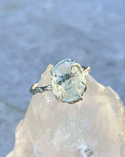 Sea Water Ring ⋄  Aquamarine ⋄ size 7