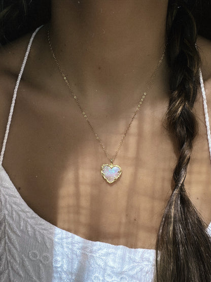 Heart Portal Necklace ⋄ Australian Opal