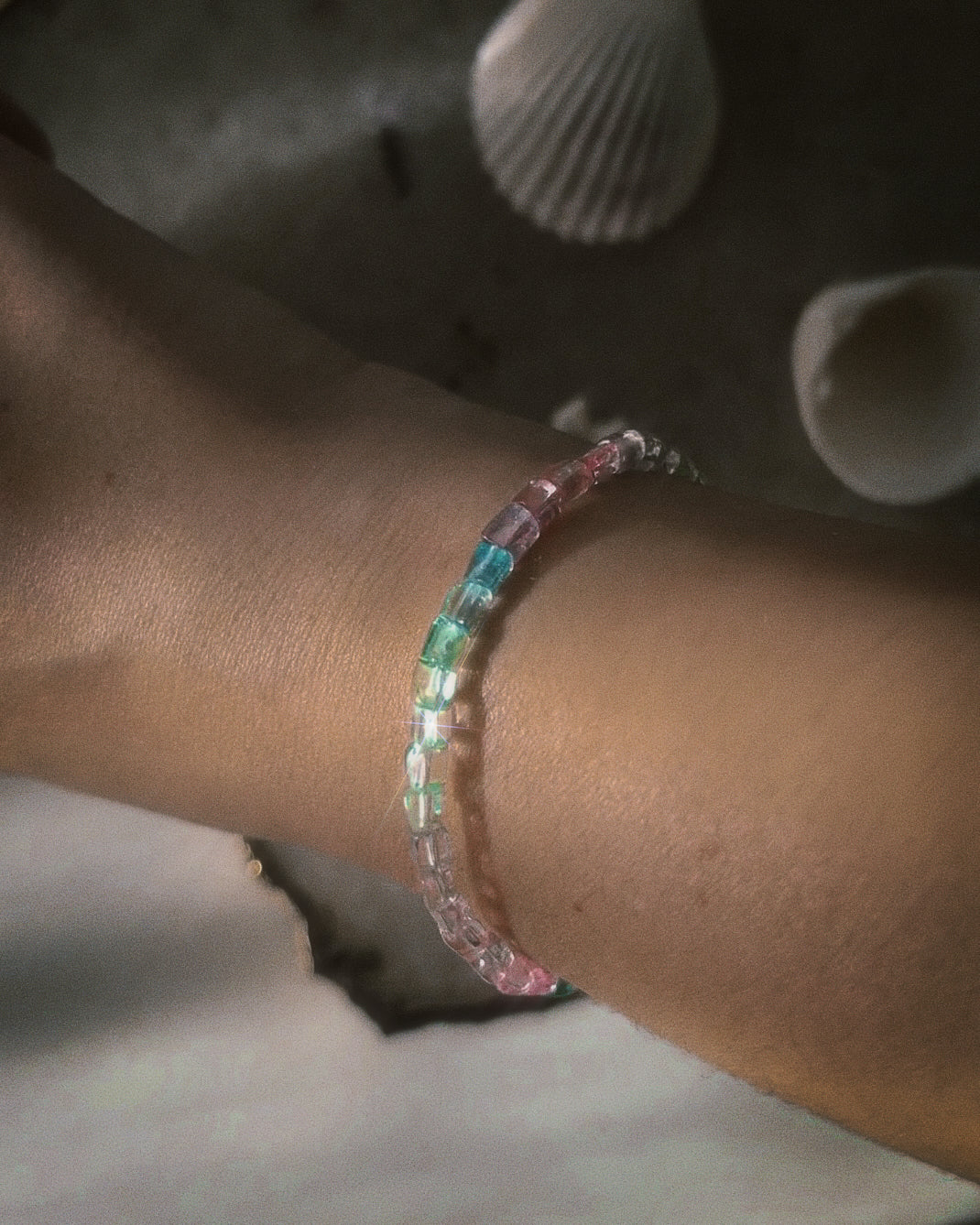 Ocean Pebbles Bracelet ⋄ Rainbow Tourmaline