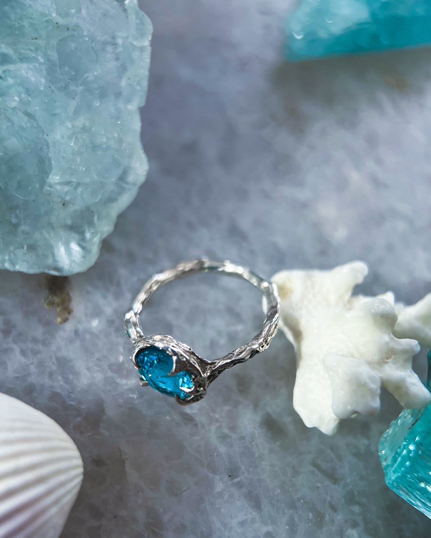 Lagoon Ring ⋄ Apatite ⋄ size 5