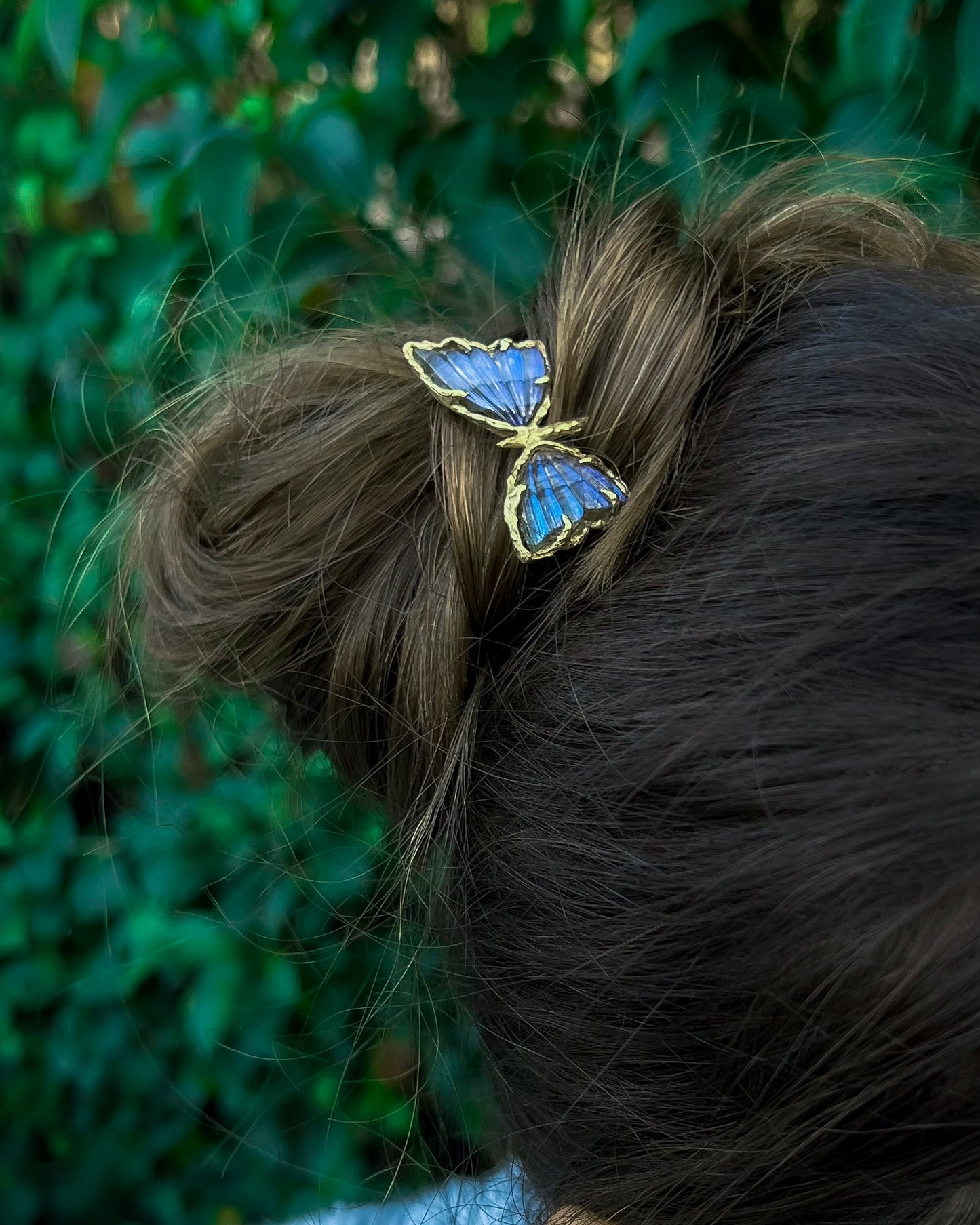 Ever After Butterfly Hair Pin ⋄ Labradorite