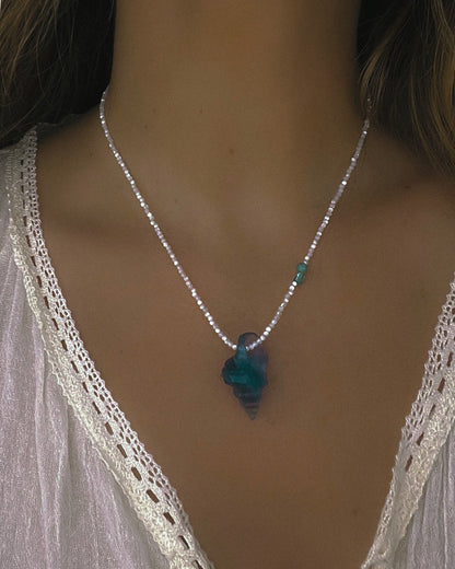 Sereia Necklace ⋄ Teal Fluorite