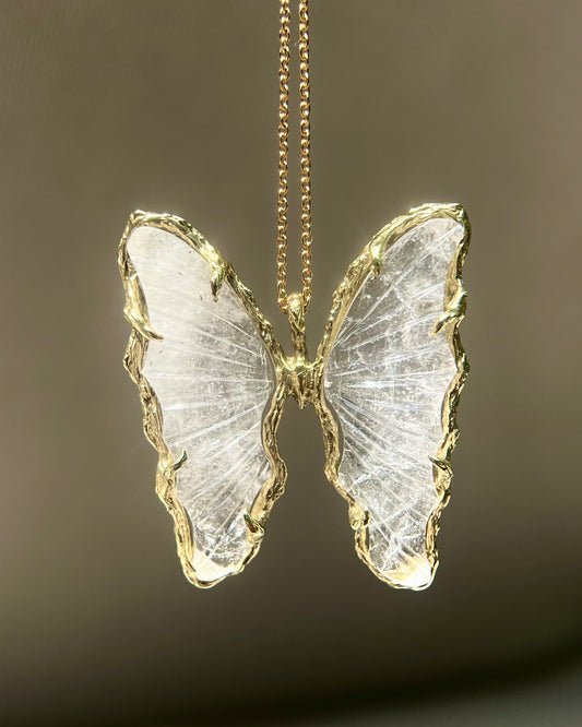 Ever After Butterfly Necklace ⋄ Danburite