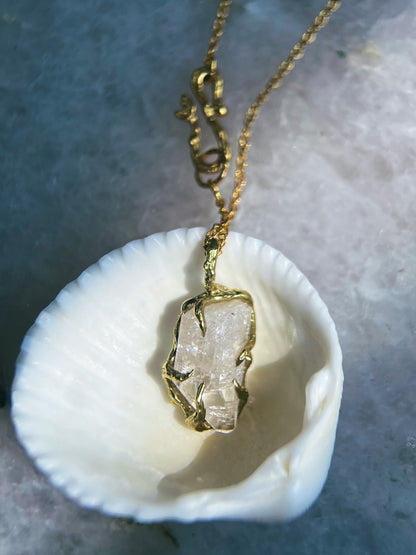 Mini Healing Crystal Pendant ⋄ Danburite