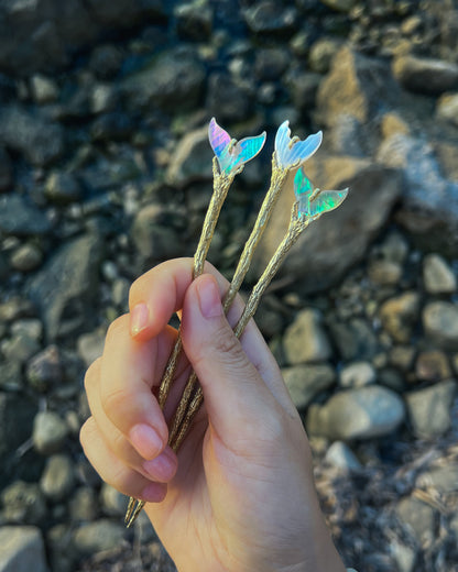 La Sirène Hair Pins ⋄ Mother of Pearl