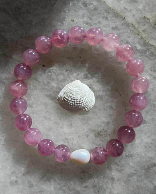 Daughter of Venus Bracelet ⋄ Lavender Rose Quartz