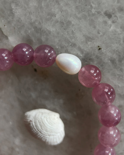 Daughter of Venus Bracelet ⋄ Lavender Rose Quartz
