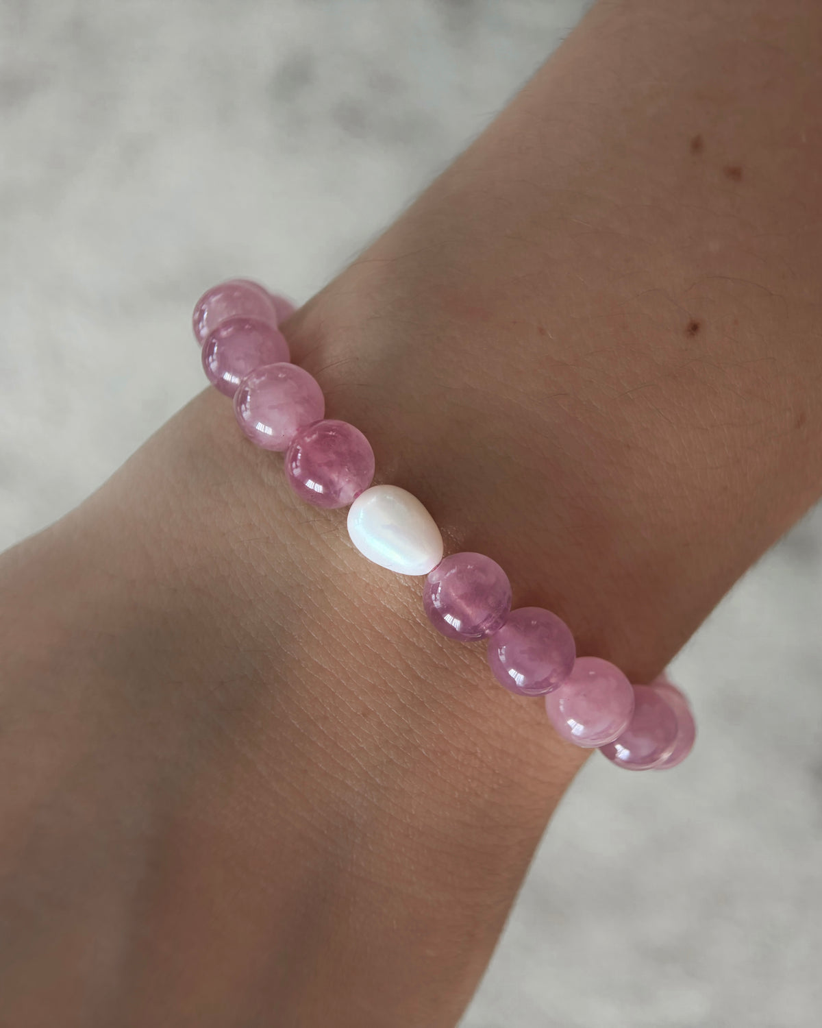 Daughter of Venus Bracelet ⋄ Lavender Rose Quartz