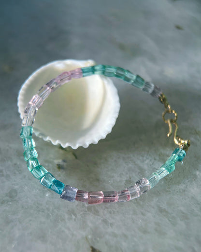 Ocean Pebbles Bracelet ⋄ Rainbow Tourmaline