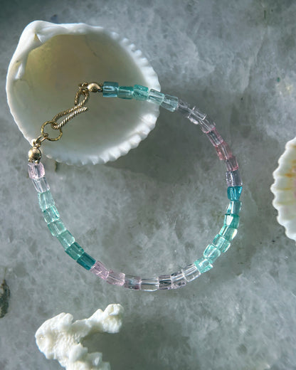 Ocean Pebbles Bracelet ⋄ Rainbow Tourmaline