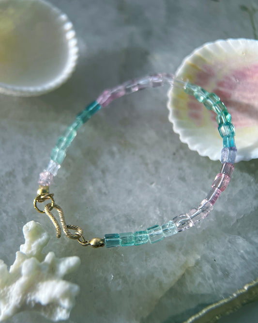 Ocean Pebbles Bracelet ⋄ Rainbow Tourmaline