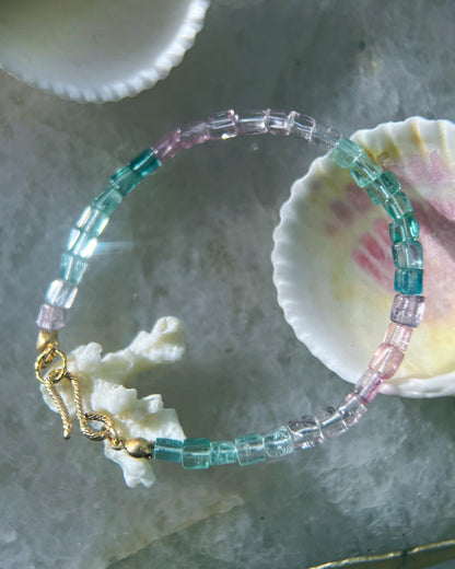 Ocean Pebbles Bracelet ⋄ Rainbow Tourmaline