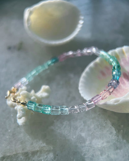 Ocean Pebbles Bracelet ⋄ Rainbow Tourmaline
