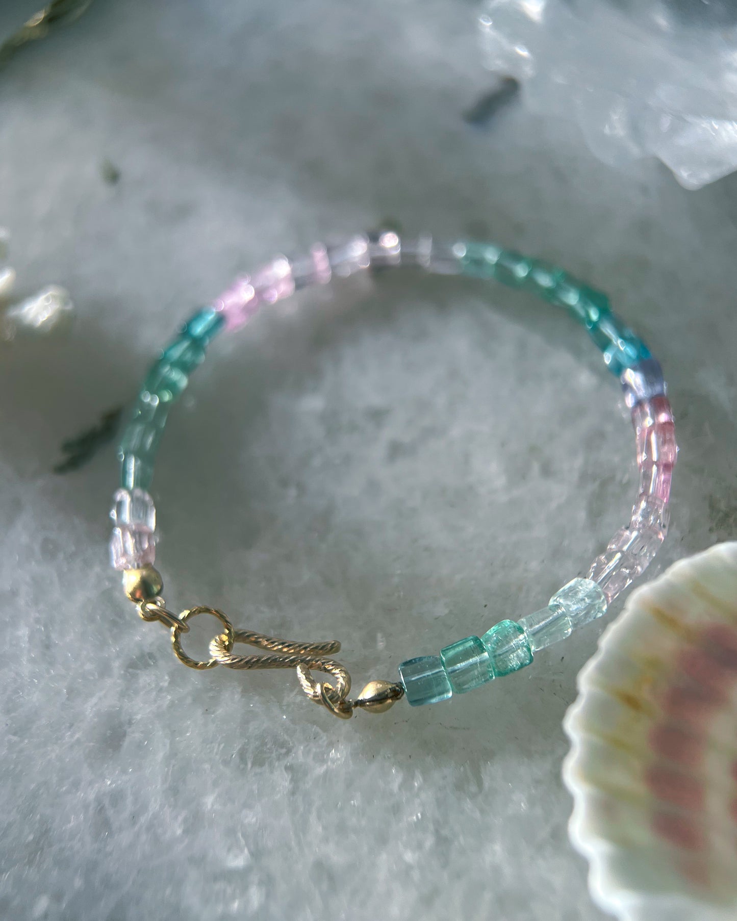 Ocean Pebbles Bracelet ⋄ Rainbow Tourmaline