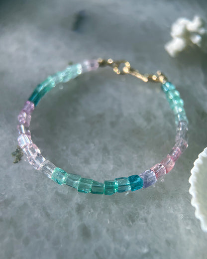 Ocean Pebbles Bracelet ⋄ Rainbow Tourmaline