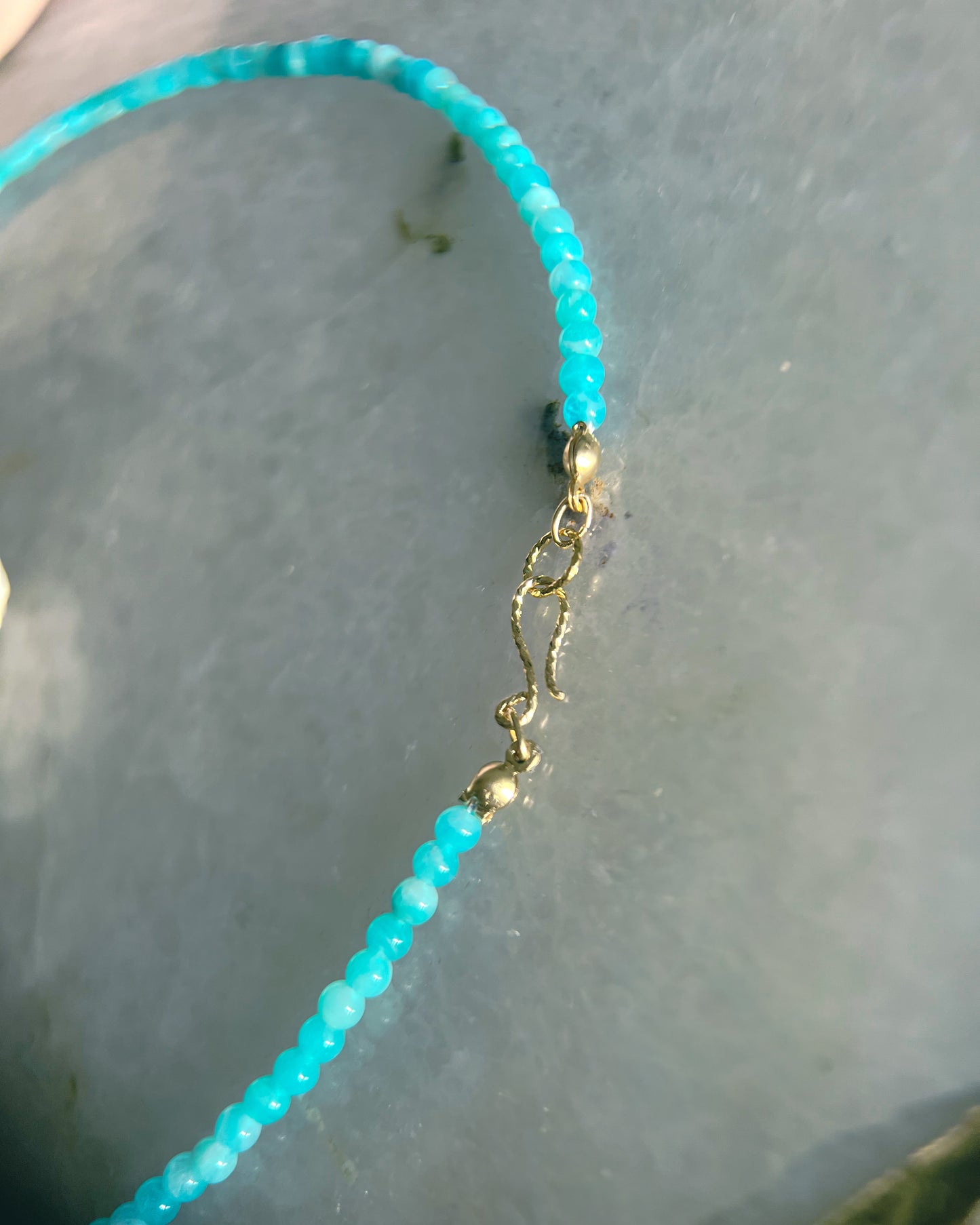 Salacia Necklace ⋄ Amazonite & Pearl