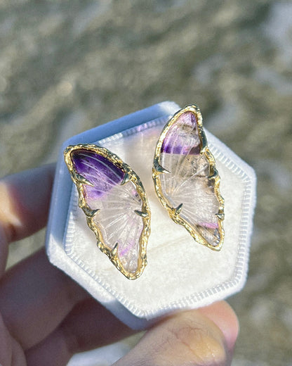 Ever After Butterfly Ring ⋄ Amethyst ⋄ 22k Gold Vermeil ⋄ size 5-6.5