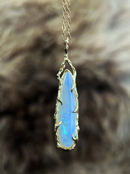 Unicorn Tear Necklace ⋄ Australian Opal