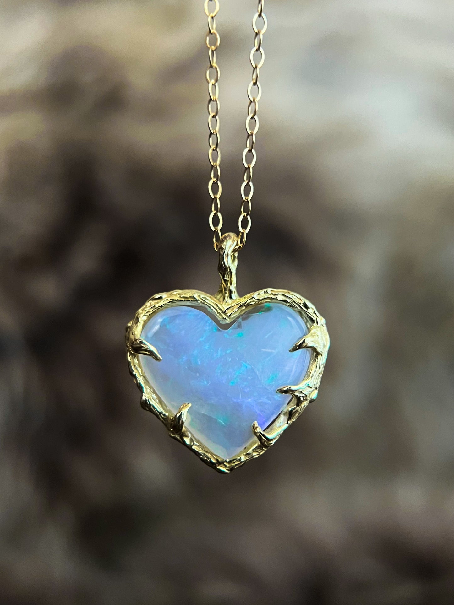 Heart Portal Necklace ⋄ Australian Opal