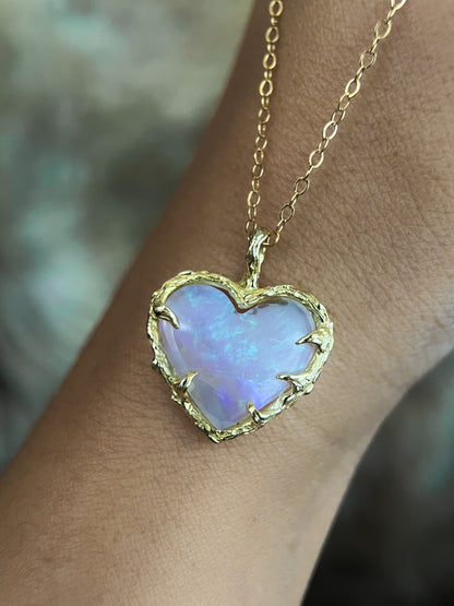 Heart Portal Necklace ⋄ Australian Opal