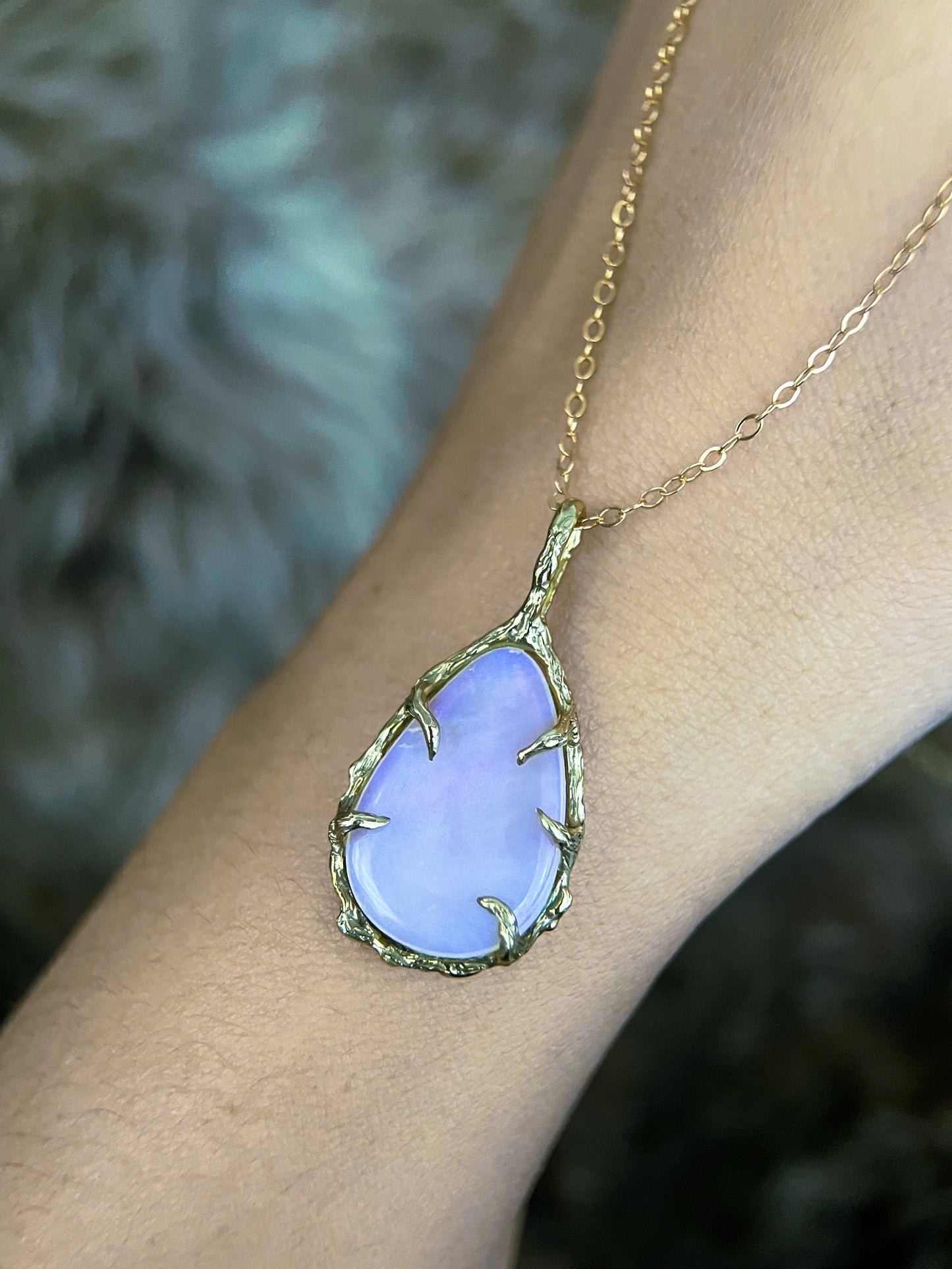Unicorn Tear Necklace ⋄ Australian Opal