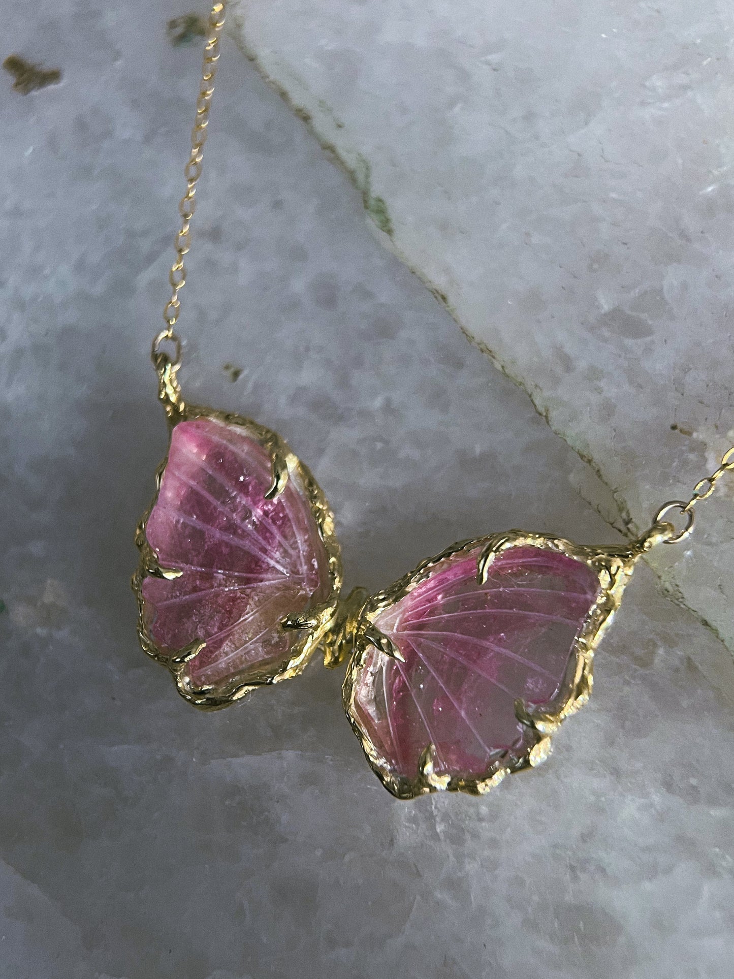 Ever After Butterfly Necklace ⋄ Pink Tourmaline