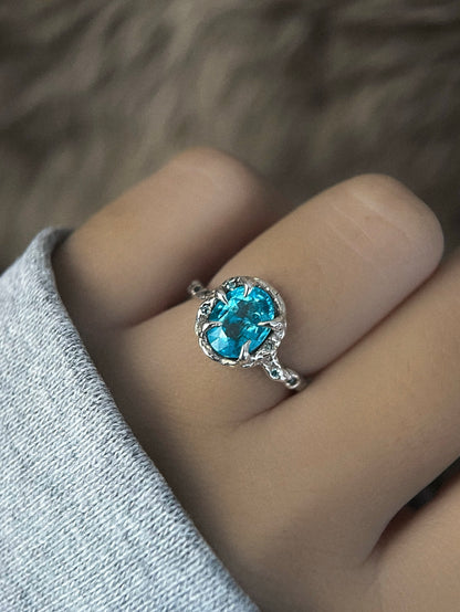 Lagoon Ring ⋄ Apatite ⋄ size 5