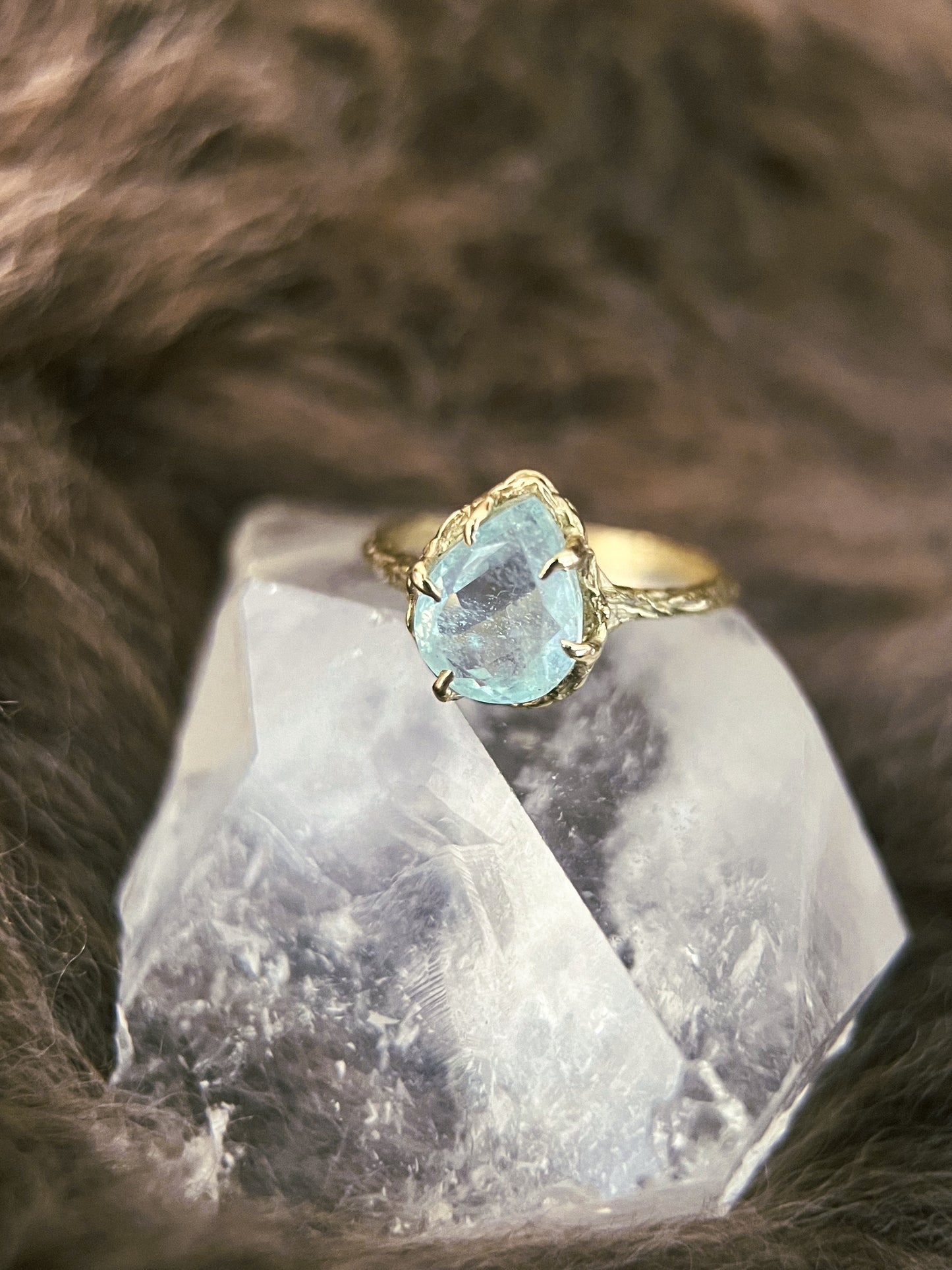 Pluie Ring ⋄ Aquamarine ⋄ size 8