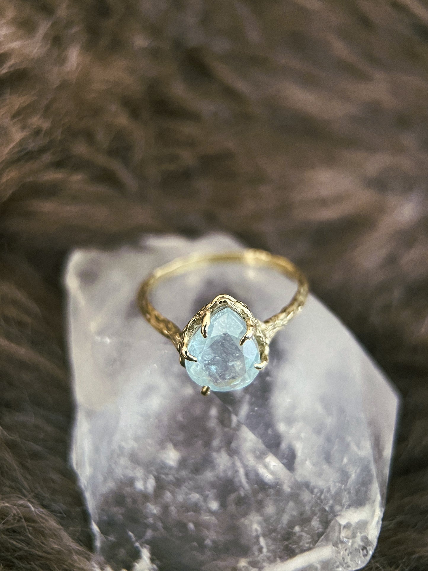 Pluie Ring ⋄ Aquamarine ⋄ size 8
