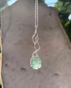 The Seer Amulet ⋄ Seafoam Tourmaline