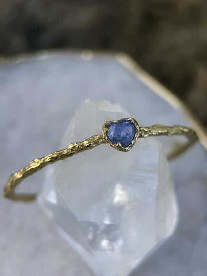 Heart of the Ocean Cuff Bracelet ⋄ Tanzanite