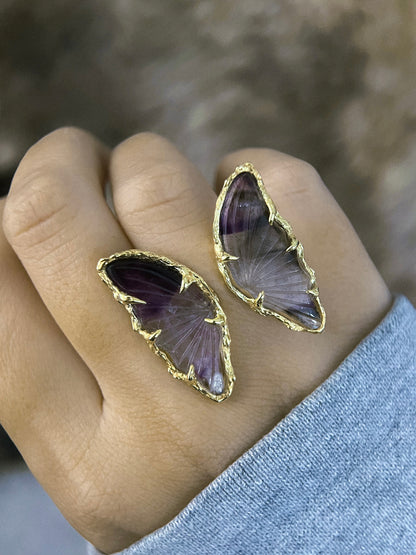 Ever After Butterfly Ring ⋄ Amethyst ⋄ size 5-7