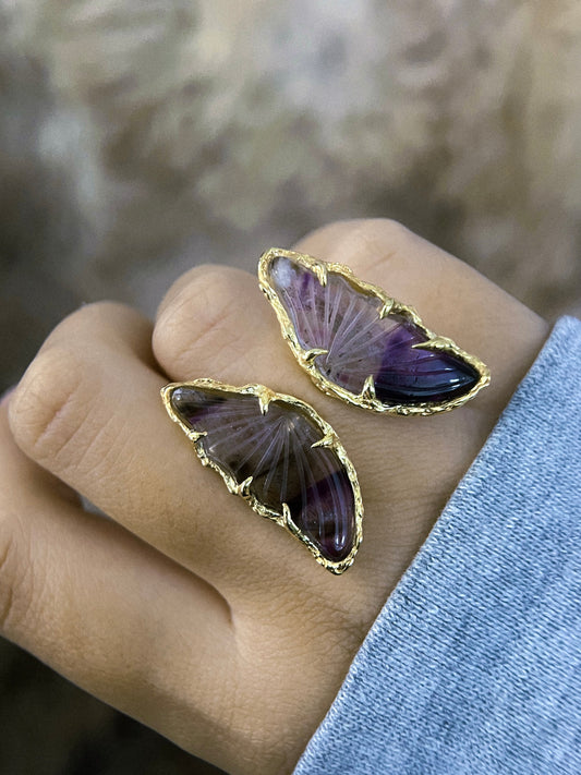 Ever After Butterfly Ring ⋄ Amethyst ⋄ size 5-7