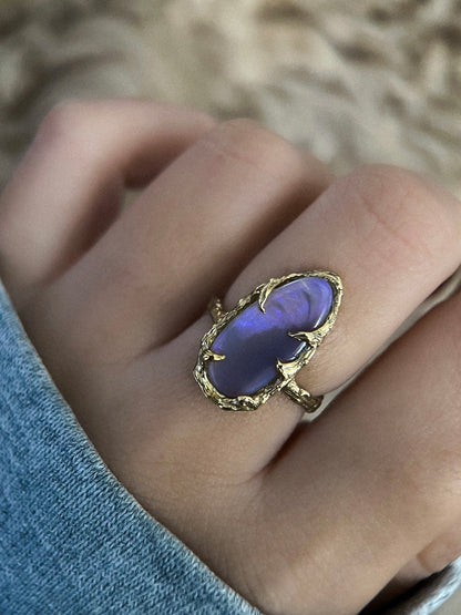 Interstellar Ring ⋄ Australian Opal ⋄ size 6