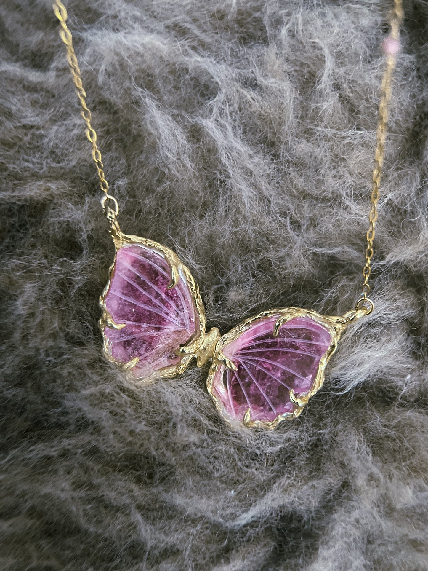 Ever After Butterfly Necklace ⋄ Pink Tourmaline