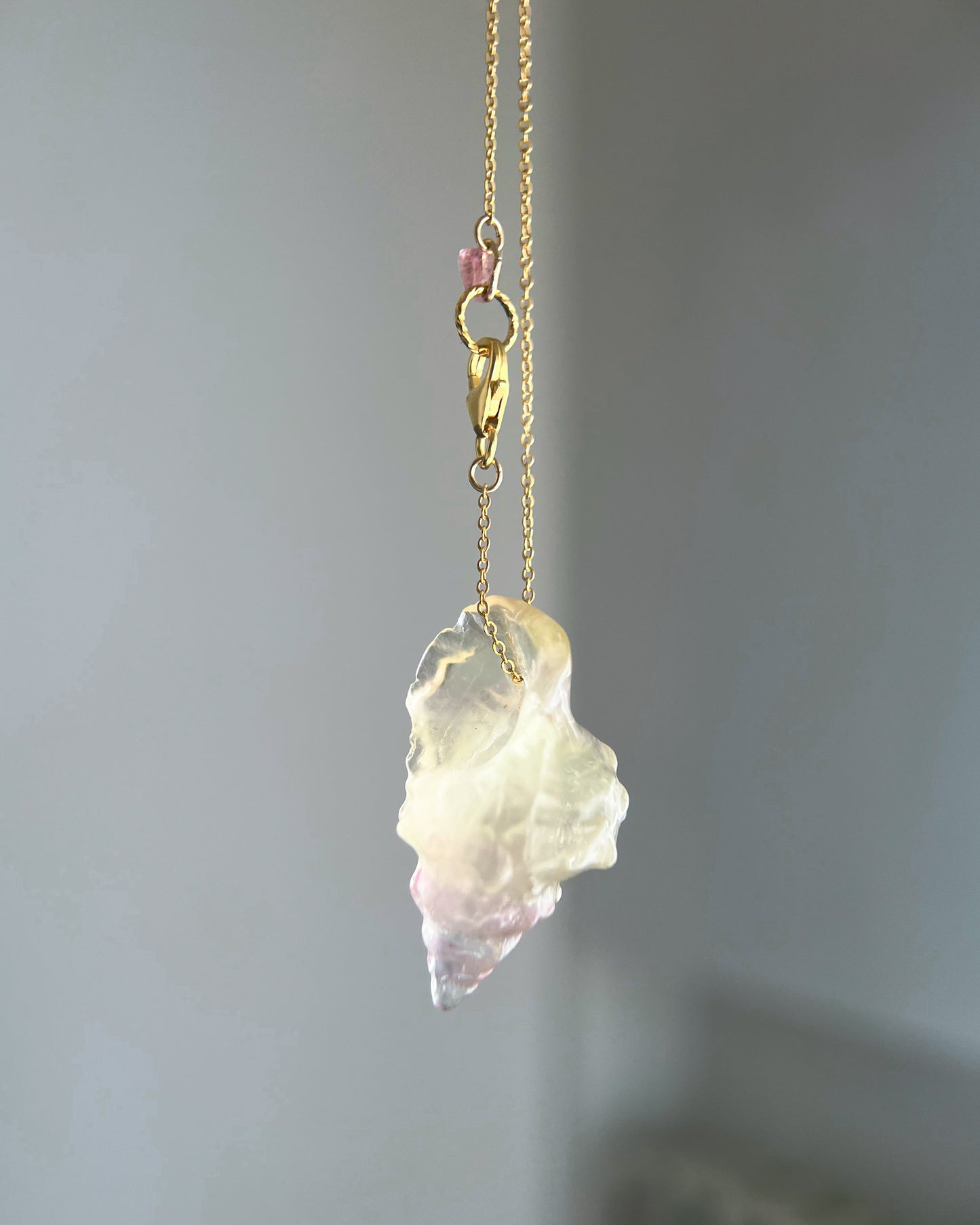 Sereia Necklace ⋄ Yellow Pink Fluorite