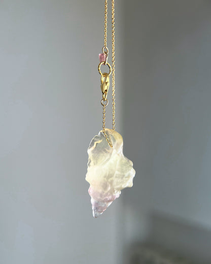 Sereia Necklace ⋄ Yellow Pink Fluorite