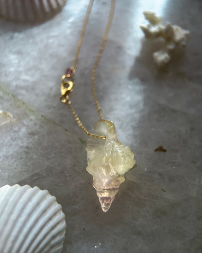 Sereia Necklace ⋄ Yellow Pink Fluorite