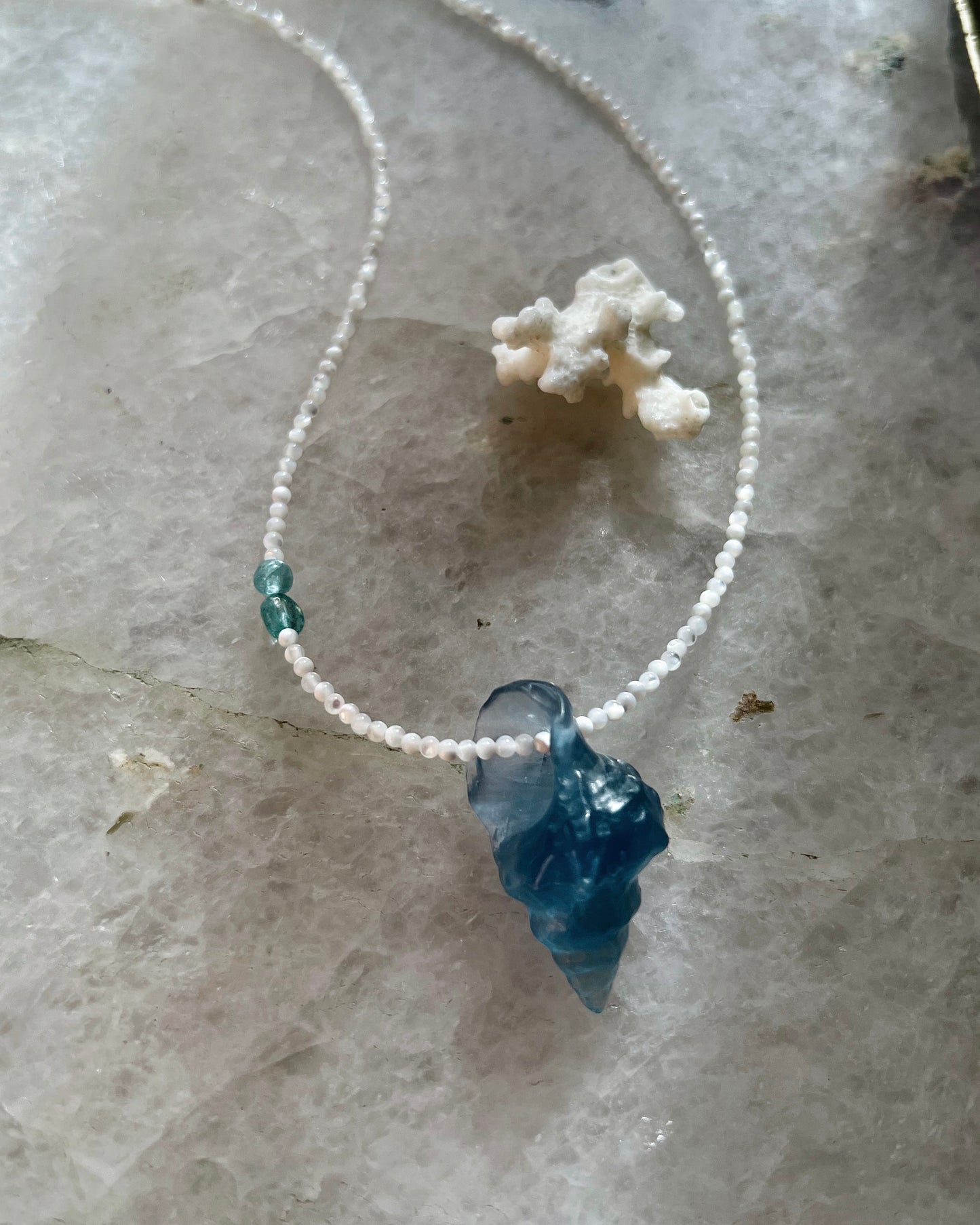 Sereia Necklace ⋄ Teal Fluorite