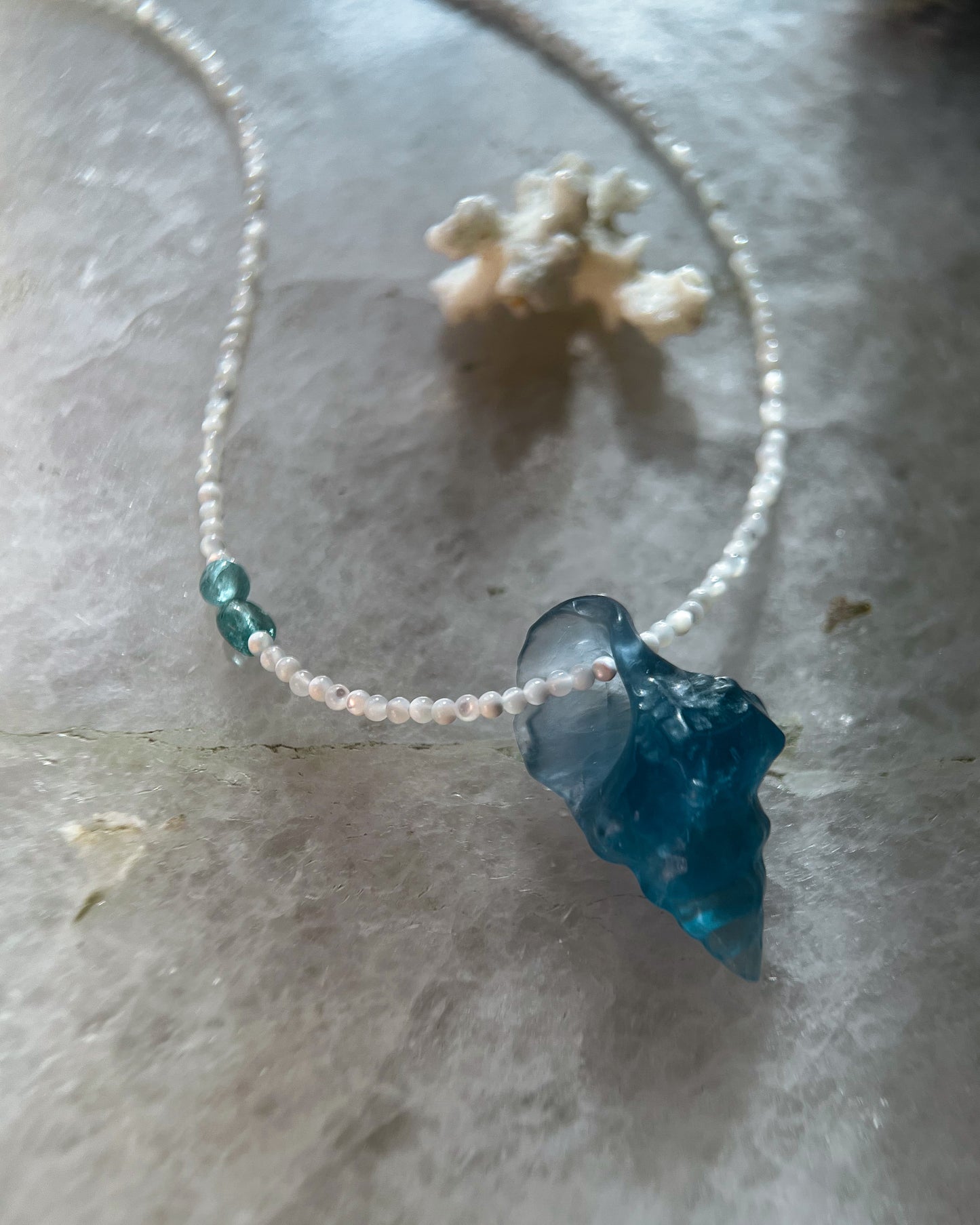 Sereia Necklace ⋄ Teal Fluorite