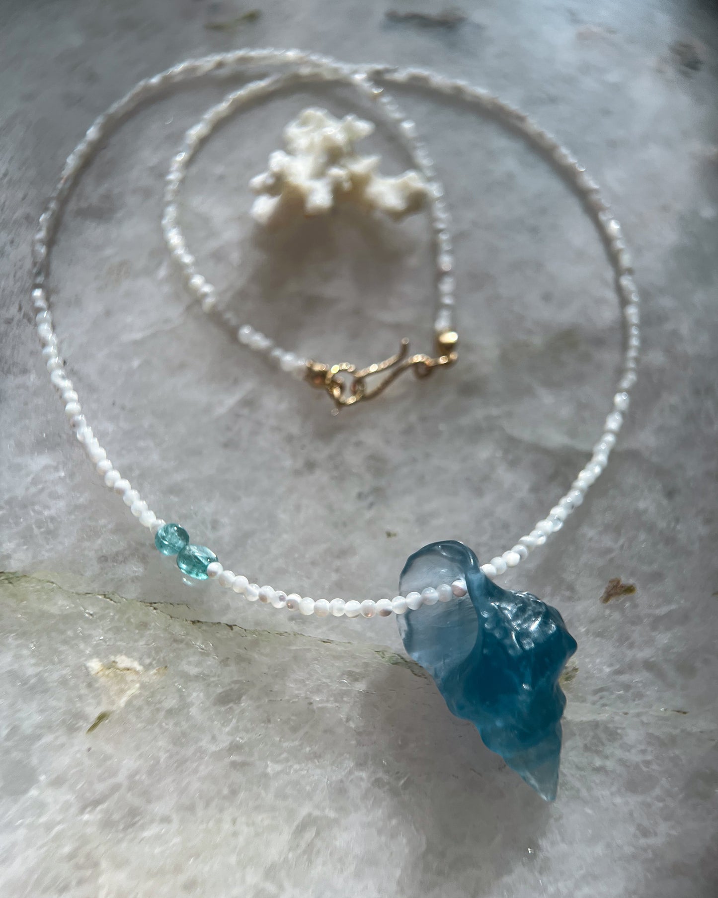 Sereia Necklace ⋄ Teal Fluorite